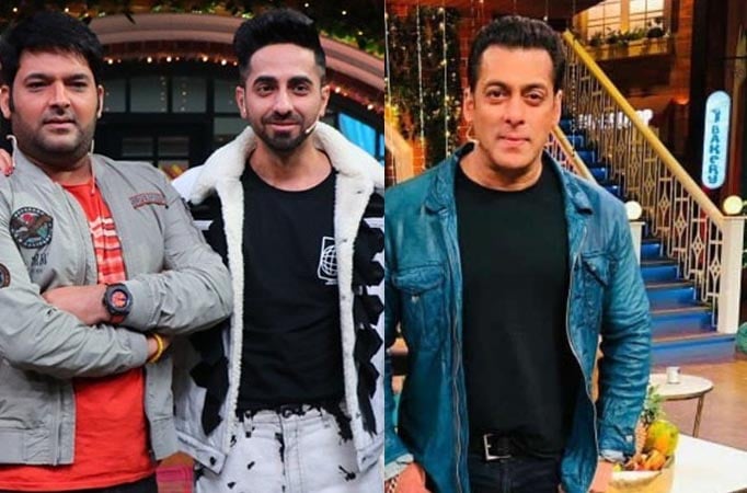 The Kapil Sharma Show: Ayushmann Khurrana compliments Kapil's shoes; the comedian gives credit to Salman Khan