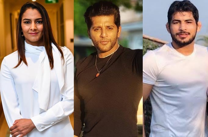 Geeta Phogat, Karanvir Bohra congratulate Pawan Kumar for his win 