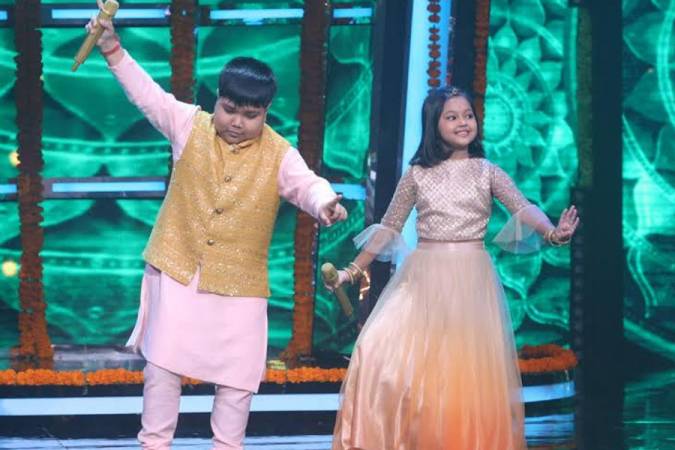 Indian Idol season 11 contestants  jugalbande performance with Superstar Singer kids