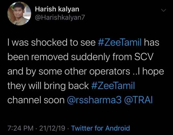 ZEE says its TV channels in Tamil Nadu fully operational