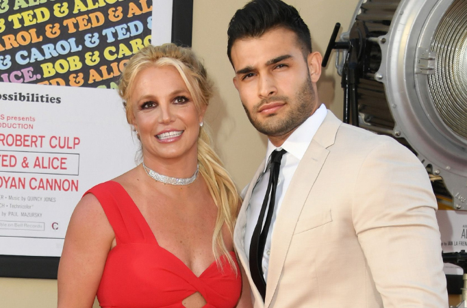 Britney Spears and Sam Asghari