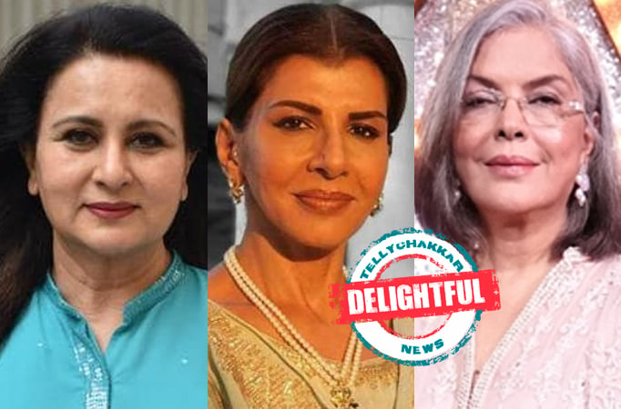 Poonam Dhillon, Anita Raaj and Zeenat Aman