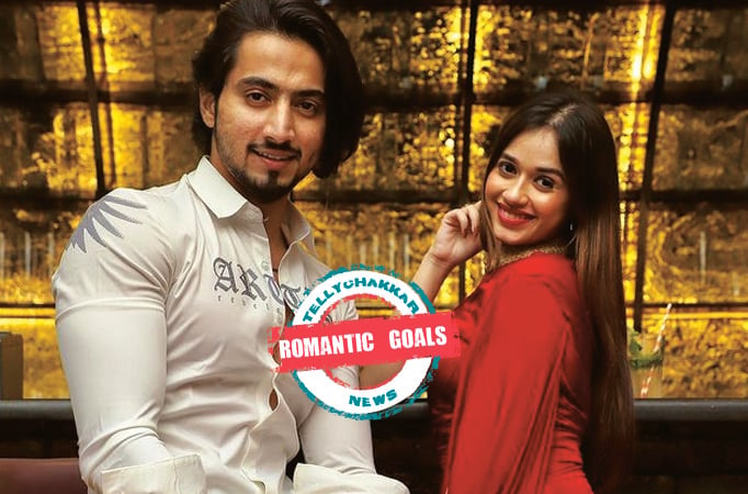 ROMANTIC GOALS! Jannat Zubair and Faisal Shaikh all lovey-dovey together giving couple goals 