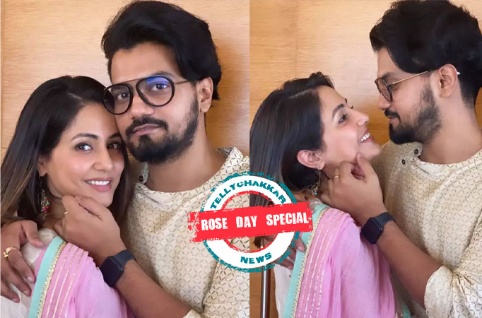 Rose Day Special! Hina Khan shares a beautiful pic with roses gifted by boyfriend Rocky Jaiswal