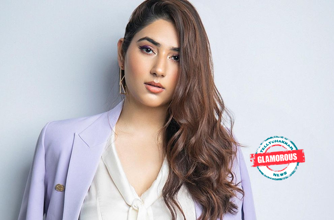 Glamorous! Disha Parmar ditches  multicolored outfits to don monochrome colour 