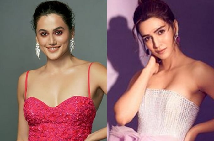 From Taapsee Pannu to Kriti Sanon, check them out in cute little pink dresses