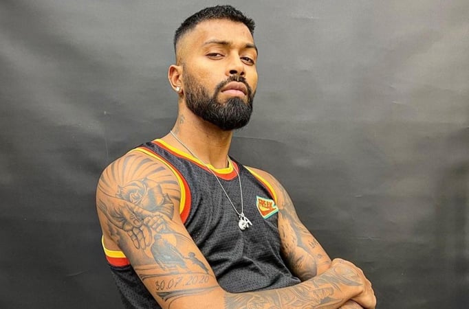 Find out what some of Hardik Pandya's tattoos mean