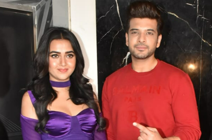 Karan Kundrra and Tejasswi Prakash share passionate kiss at a party 