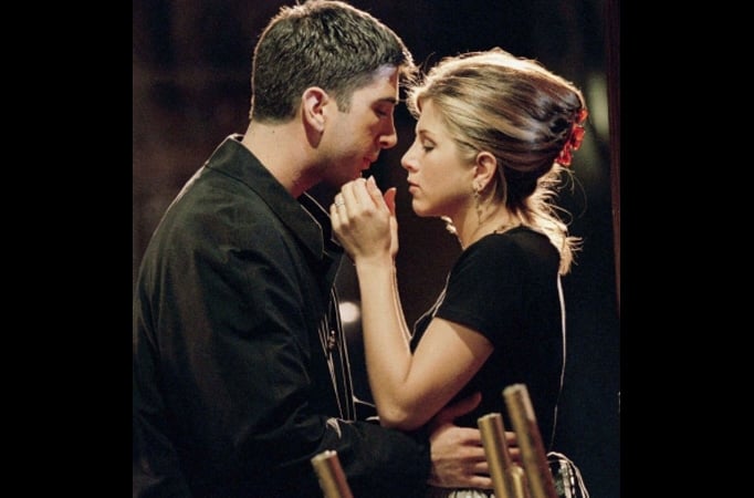 Jennifer Aniston, crush David Schwimmer let 'feelings play out' on 'Friends'