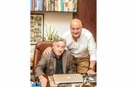 Anupa Kher with Robert de Niro