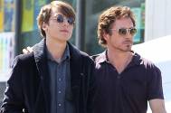 Robert Downey Jr. with his son 