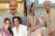 Ganesh Hedge – wife and Anupam Kher arrive at Sidharth Malhotra and Kiara Kiara Advani’s Mumbai reception 
