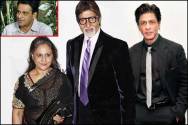 Amitabh with Jaya Bachchan and Shah Rukh Khan