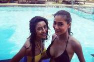 Pratyusha Banerjee and Sara Khan