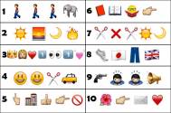 Guess the names of popular Hindi songs from emoticons
