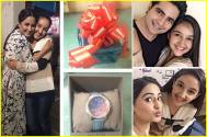 Ashnoor Kau with Karan Mehra, Hina Khan
