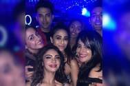 Parth Samthaan and Erica Fernandes REUNITE with Hina Khan on Pooja Banerjee's birthday party