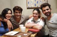 Karanvir Bohra, Teejay, Jay Bhanushali and Mahhi Vij’s coffee date  