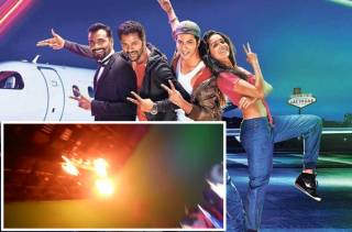 Fire breaks out on ABCD 2 set 