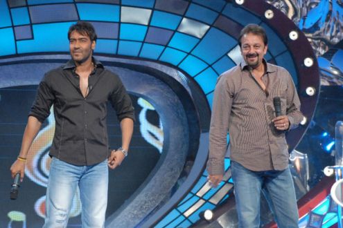 Ajay Devgan and Sanju Baba