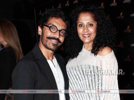 Vrajesh Hirjee with Rohini 