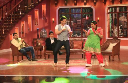 Kapil Sharma, Jeetendra, Tusshar Kapoor and Kiku Sharda