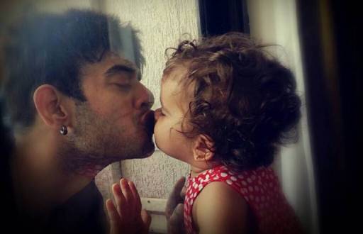 Hasan Zaidi with his angel