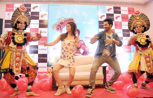 Bangalore press conference of Humpty Sharma Ki Dulhaniya