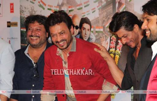 Tigmanshu Dhulia, Irrfan Khan and Shah Rukh Khan
