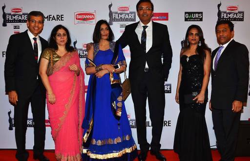 Mr. Tarun Rai (CEO, Worldwide Media) with wife & Mr. Varun Berry (MD, Britannia Industries Limited) with wife 