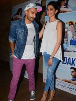 Ranveer Singh and Deepika Padukone