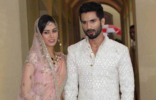Shahid Kapoor and Meera Rajput