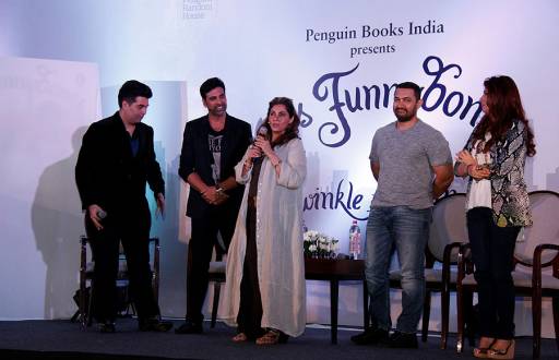 Karan Johar, Akshay Kumar, Dimple Kapadia,Aamir Khan and Twinkle Khanna
