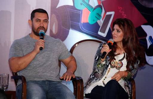 Aamir Khan and Twinkle Khanna