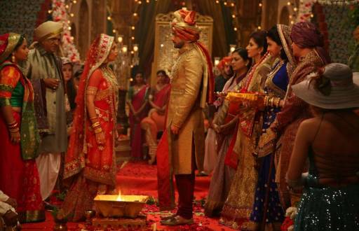 On the sets of Zee TV's Ek Tha Raja Ek Thi Rani