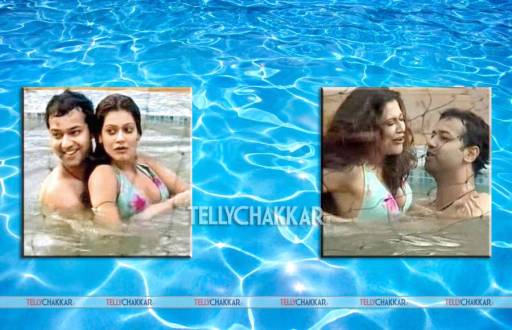Rahul Mahajan and Payal Rohatgi
