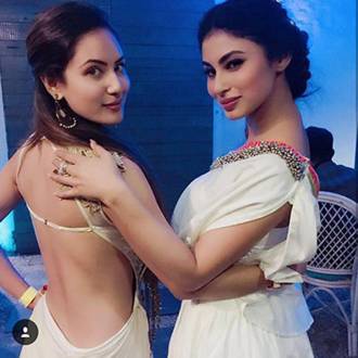 Puja Banerjee and Mouni Roy
