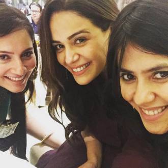 Kanchi Kaul, Mona Singh and Ekta Kapoor