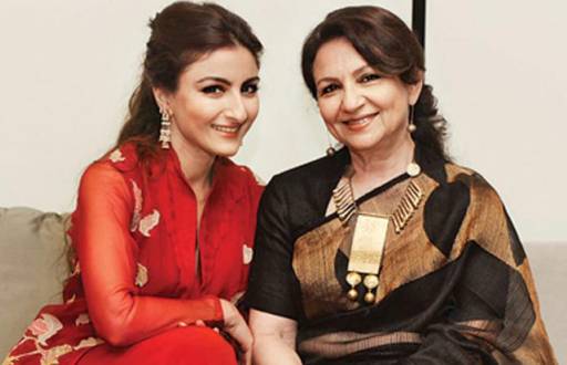 Sharmila Tagore and her daughter Soha Ali Khan