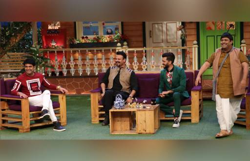 Team of Bank Chor on The Kapil Sharma Show