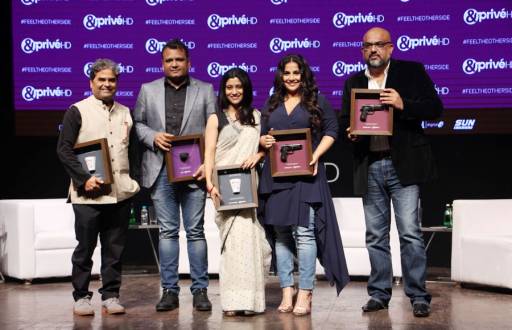 Kubra Sait, Punit Misra-CEO-Domestic Broadcast ZEEL, Konkona Sen Sharma, Vidya Balan, Vishal Bhardwaj