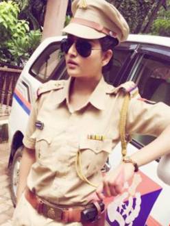 Rupali Bhosale in Khaki.