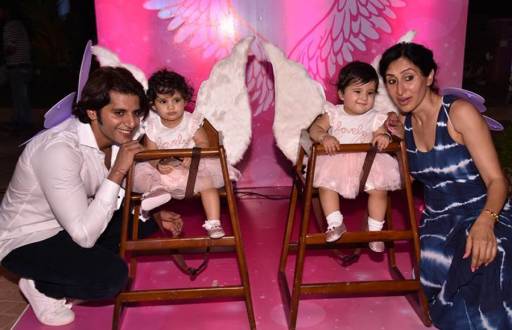 Cuteness overloaded! Karanvir-Teejay's munchkins turn one 