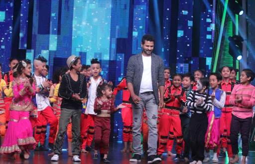 Prabhudeva on the sets of DID Li'l Masters