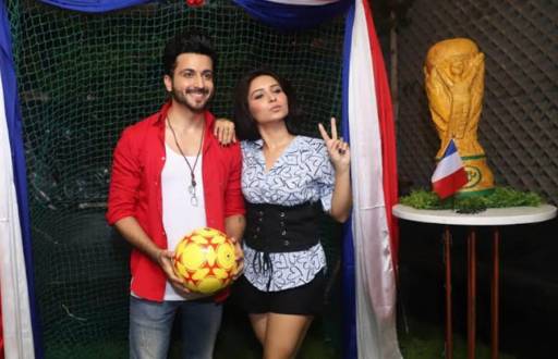 TV celebs enjoy watching Fifa finale! 