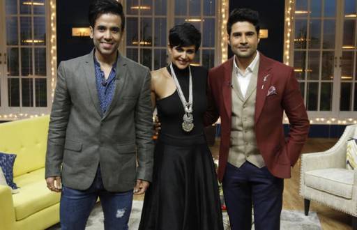 Tusshar Kapoor and  Mandira Bedi have a gala time with  Rajeev Khandelwal