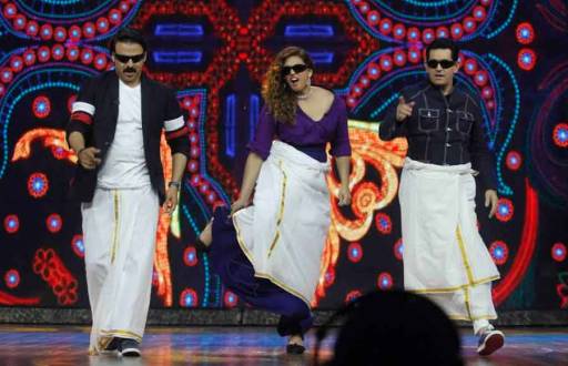 Vivek, Huma & Omung performs Lungi dance on India’s Best Dramebaaz 