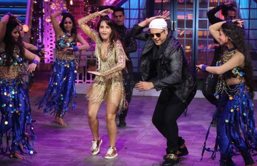 Vicky Kaushal and Noora Fatehi on The Kapil Sharma Show