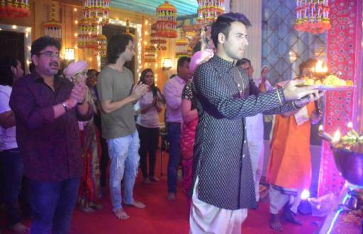Ganpati Visarjan at Rajan Shahi's Ye Risthey Hai Pyar Ke set
