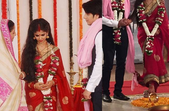 Serial Actress Santoshi Marriage Photos